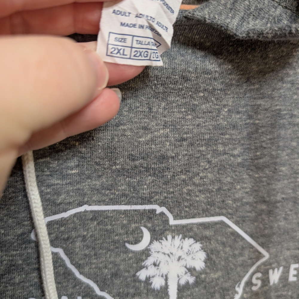 Myrtle Beach Gray Hoodie - Picture 3 of 3